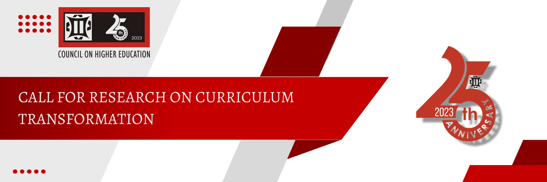 Call For Rearch CALL FOR RESEARCH ON CURRICULUM TRANSFORMATION | Council on Higher ...